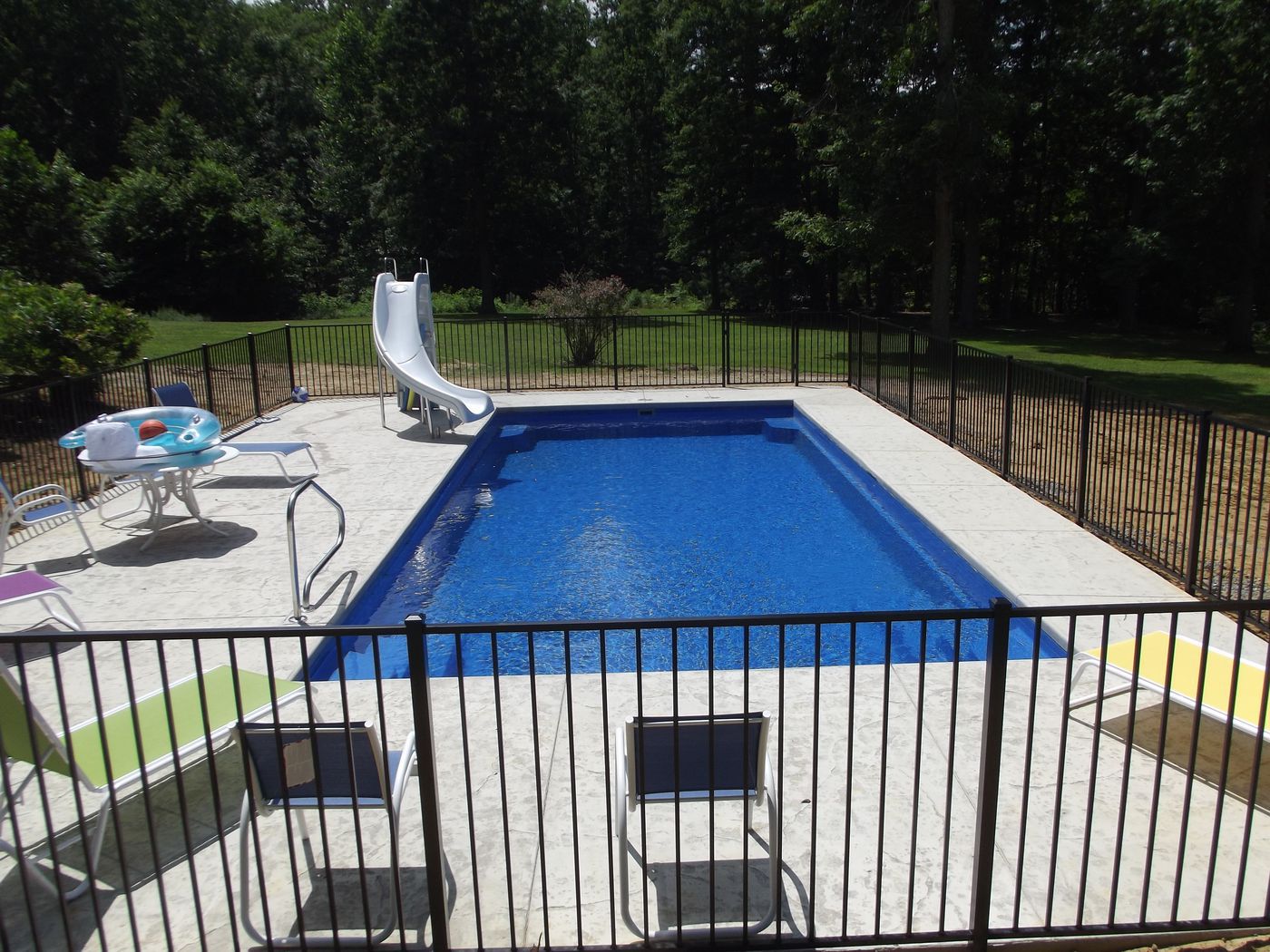 8ft deep fiberglass pools