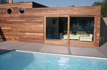 personalizado pool house guest house