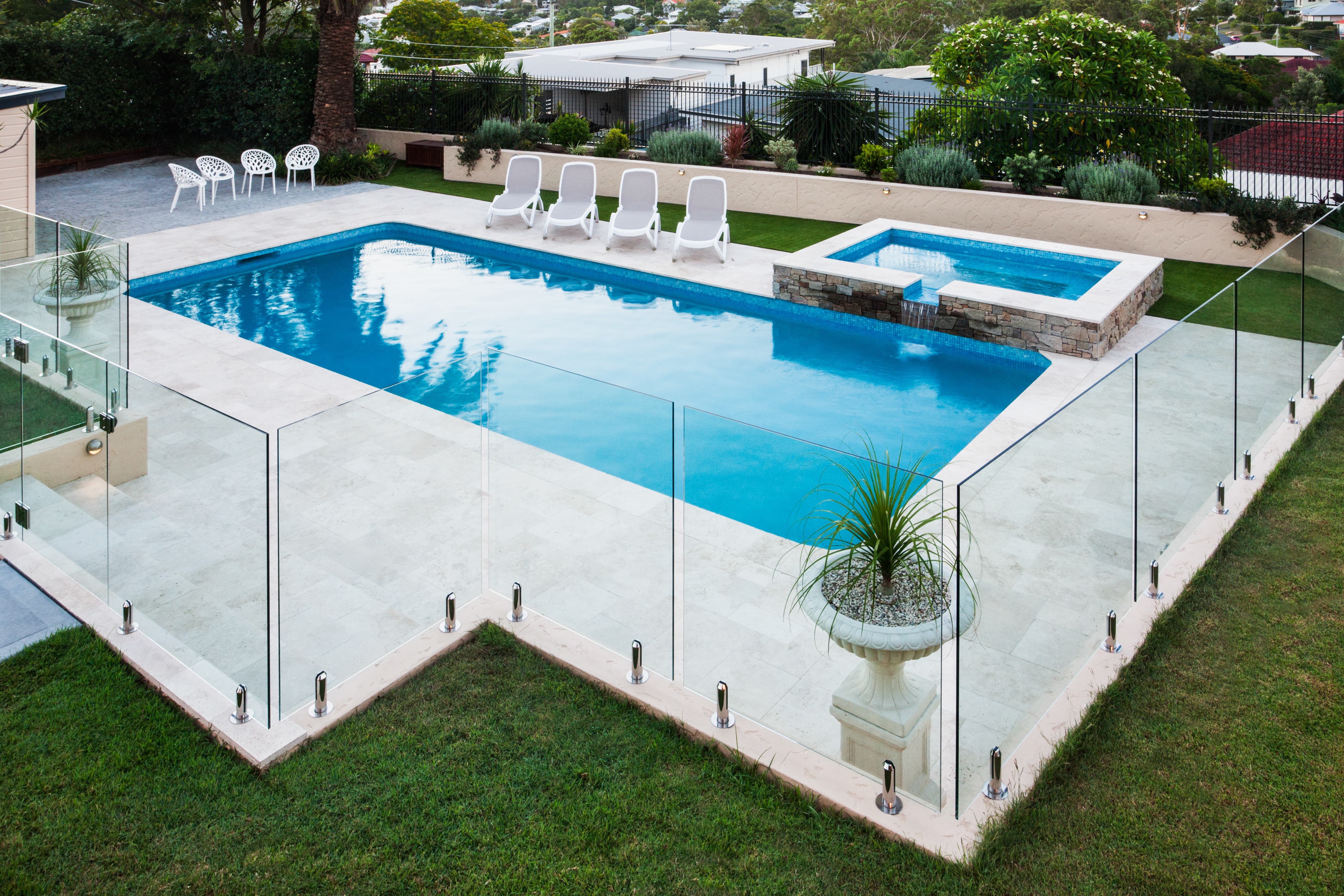 above ground pool privacy fence ideas