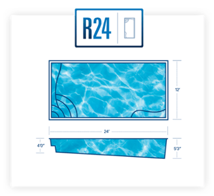 R Series Fiberglass Pools | River Pools & Spa